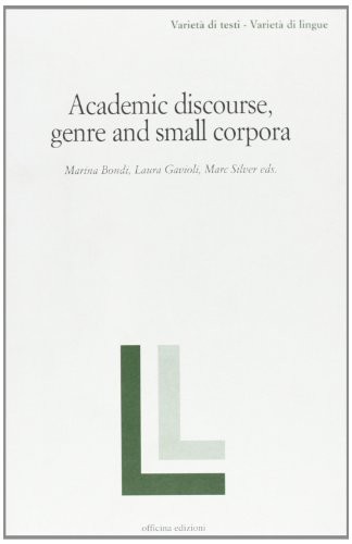Academic discourse, genre and small corpora