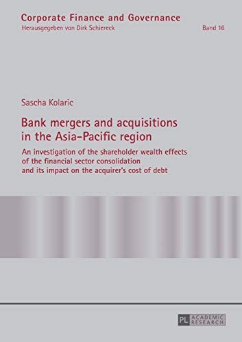 Bank Mergers and Acquisitions in the Asia-Pacific Region