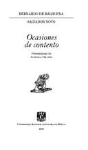 Ocasiones de contento