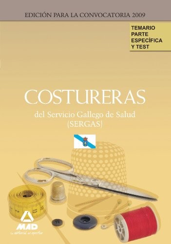 Costureras del servicio gallego de salud . Temario parte específica y test