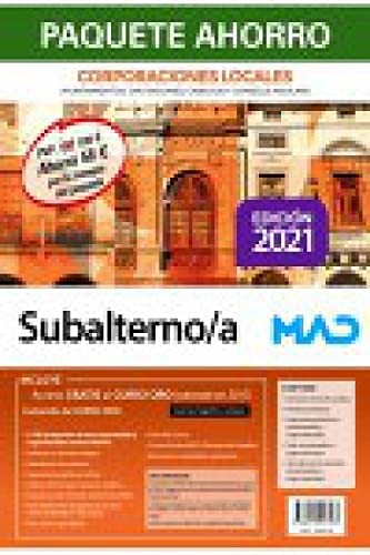 Paquete Ahorro Subalterno de Corporaciones Locales . Ahorra 58 €