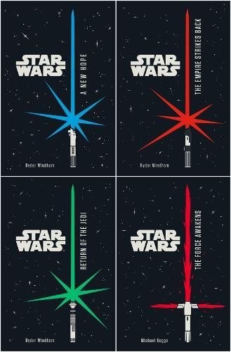 Star Wars Junior Novel Collection 4 Books Set by Ryder Windham a New Hope