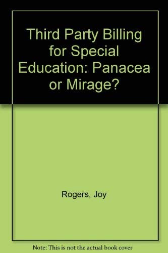 Third party billing for special education