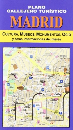 Plano callejero turístico de Madrid