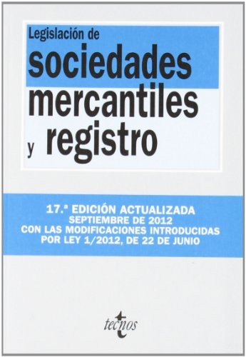 Legislación de sociedades mercantiles y registro