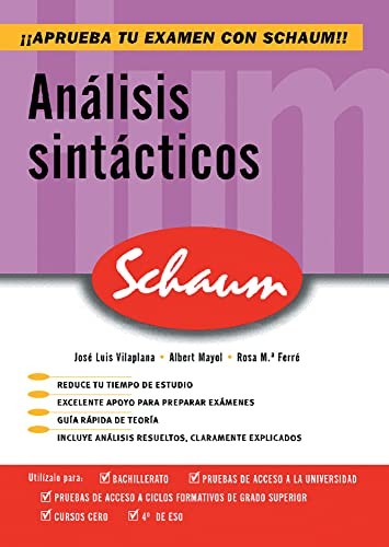 CUTR Lengua castellana. Sintaxis. Schaum