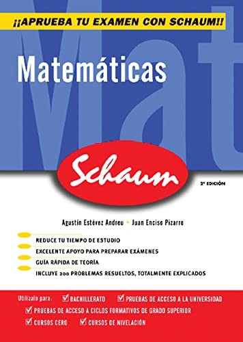 CUTR Matematicas Schaum Selectividad - Curso cero