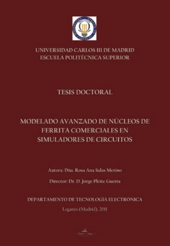 Modelado avanzado de núcleos de ferrita comerciales en simuladores de circuitos