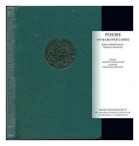 Poems on marcher lords