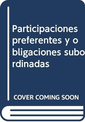Participaciones preferentes y obligaciones subordinadas