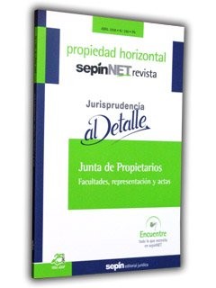 Junta de Propietarios. Facultades, representación y actas