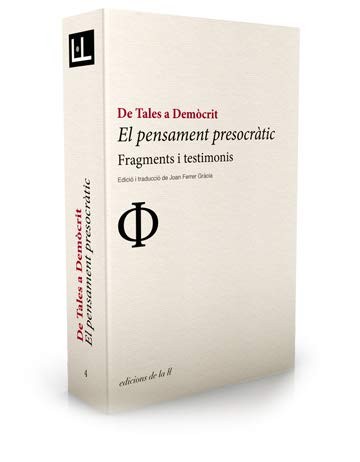 El pensament presocràtic