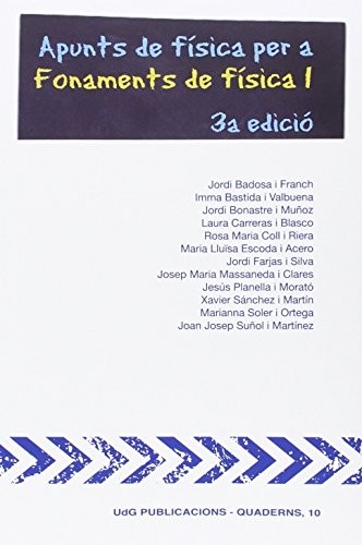 Apunts de física per a "Fonaments de física 1"
