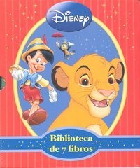 BIBLIOTECA 7 LIBROS DISNEY CLASICOS