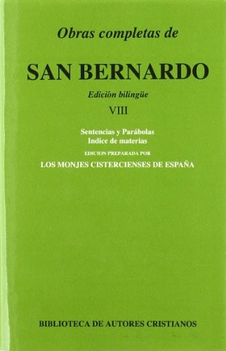 Obras completas de San Bernardo. VIII