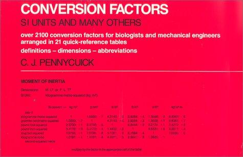 Conversion factors