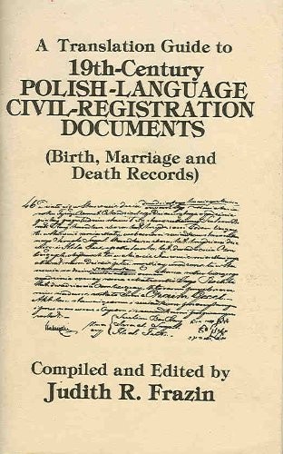 A translation guide to 19th-century Polish-language civil-registration documents