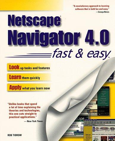 Netscape Navigator 4.0 fast & easy