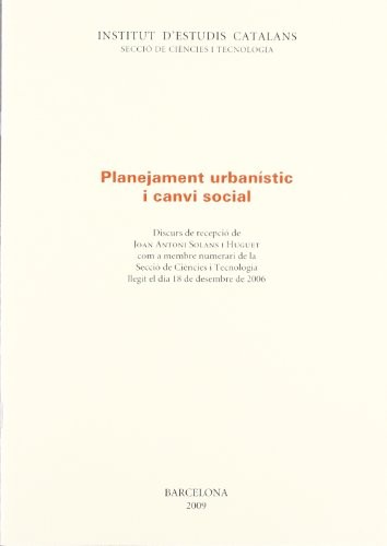 Planejament urbanístic i canvi social
