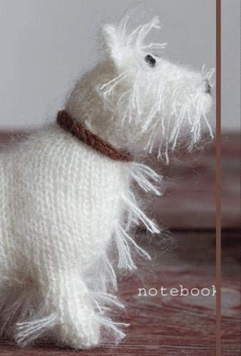 Best in Show White West Highland Terrier Knitted Dog Notebook