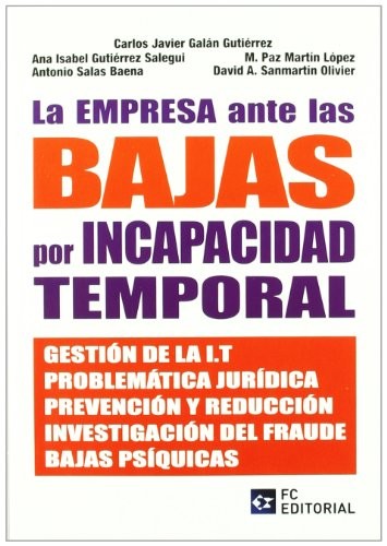 La empresa ante las bajas por Incapacidad Temporal
