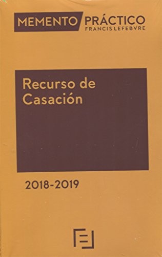 Memento Recurso de Casación 2018-2019