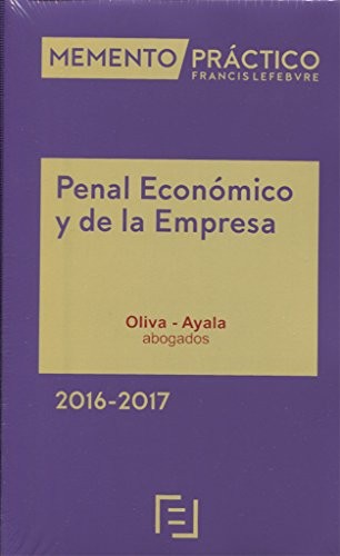MEMENTO PRÁCTICO PENAL ECONOMICO Y DE EMPRESA 2016-2017