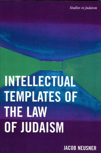 Intellectual Templates of the Law of Judaism