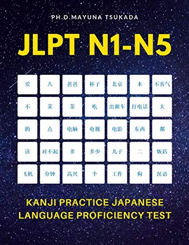JLPT N1-N5 Kanji Practice Japanese Language Proficiency Test