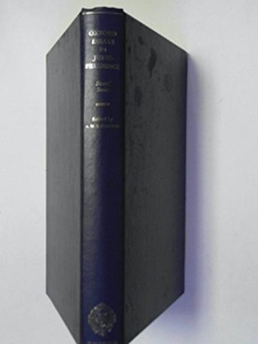Oxford essays in jurisprudence