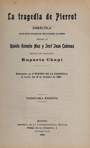 La tragedía de Pierrot