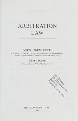 Arbitration law