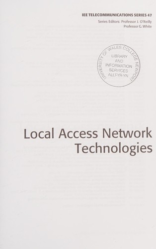 Local access network technologies