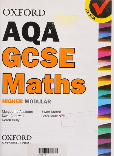 Oxford GCSE Maths for AQA Higher Student Book