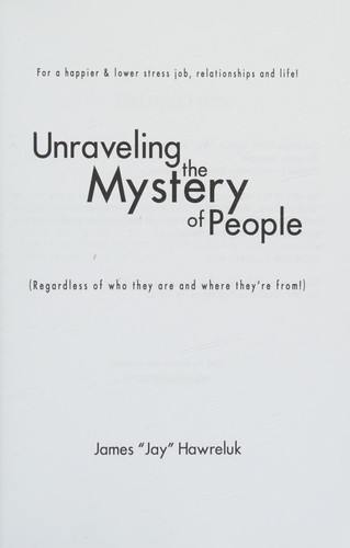 Unraveling the Mystery of People