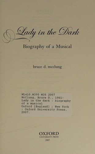 Lady in the dark