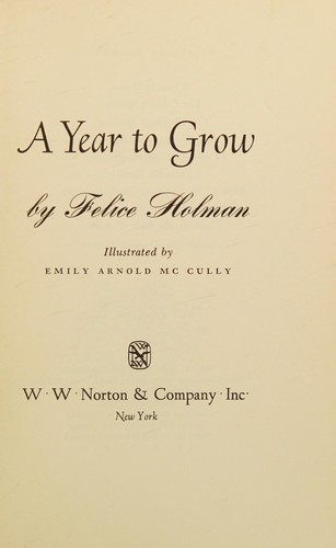 A year to grow