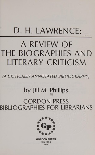 D. H. Lawrence