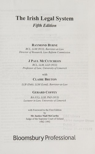 The Irish legal system