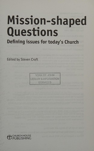 Mission Shaped Questions