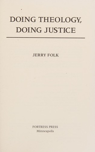 Doing theology, doing justice