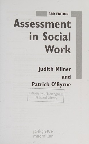 Assessment in social work