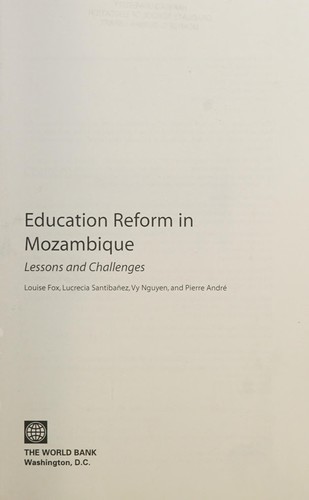 Education reform in Mozambique
