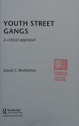 Youth Street Gangs