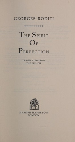 The spirit of perfection