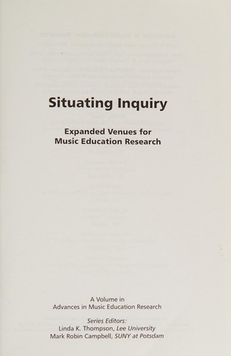 Situating inquiry