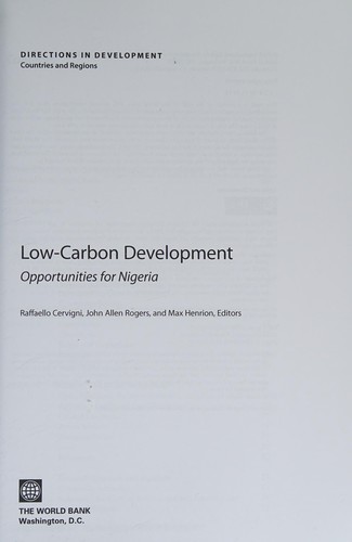 Low-carbon development