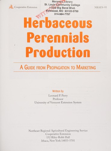 Herbaceous perennials production