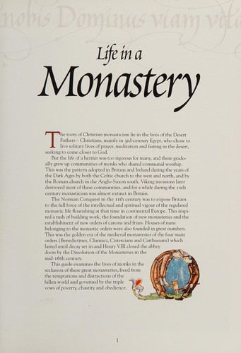 Life in a monastery