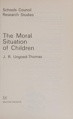 The Moral Situation of Children